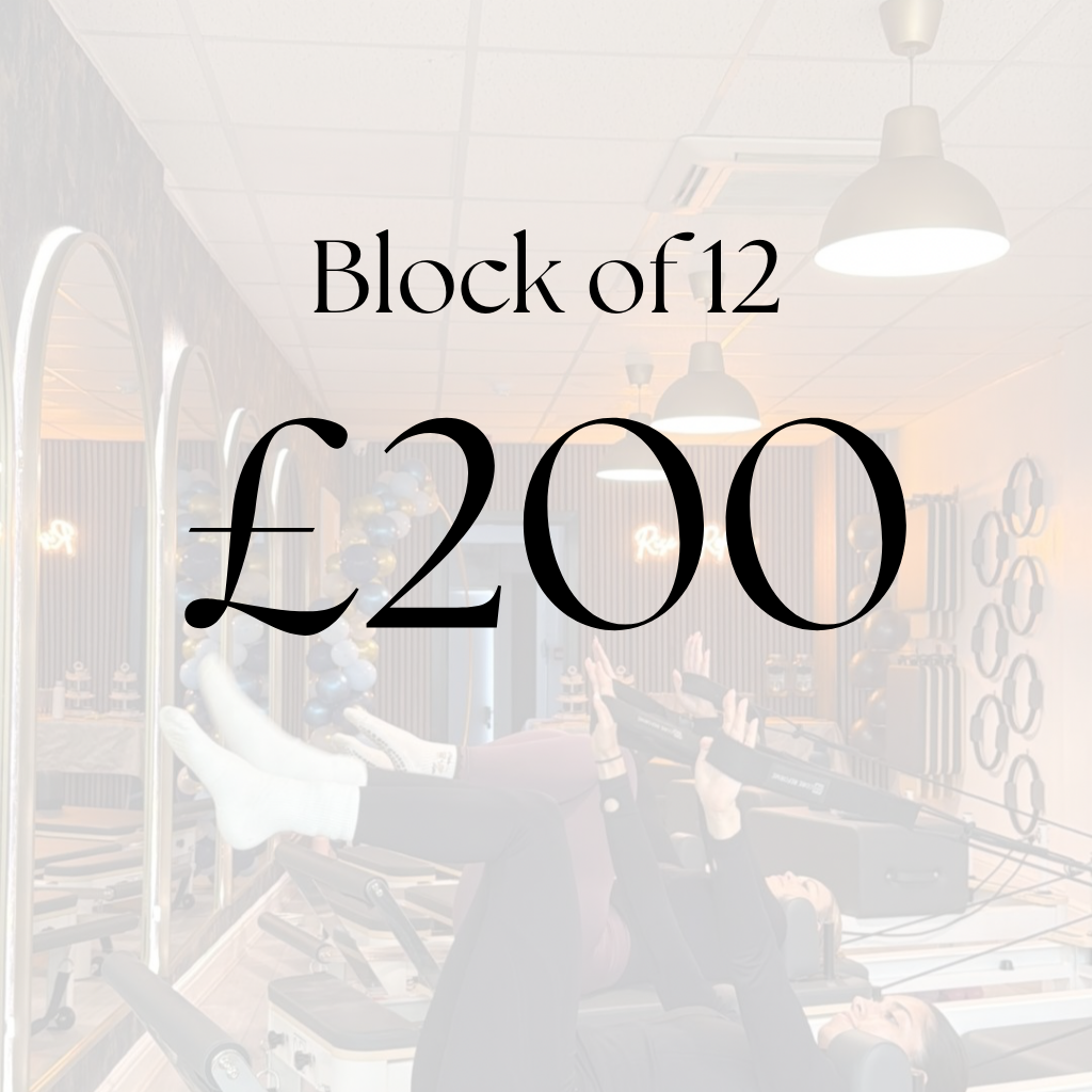 Block of 12 sessions: £200