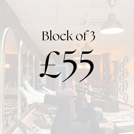 Block of 3 sessions: £55