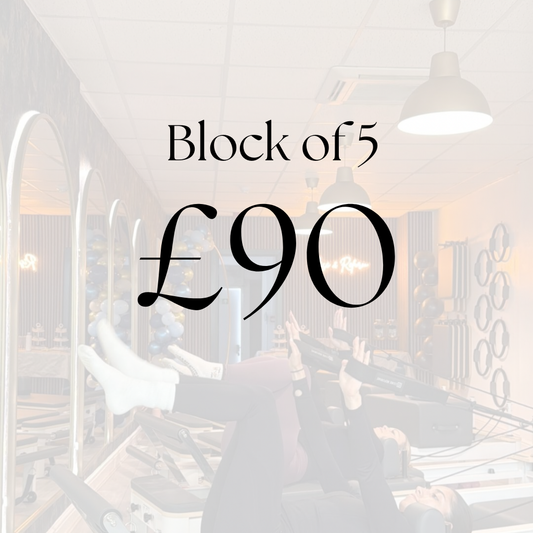 Block of 5 sessions: £90