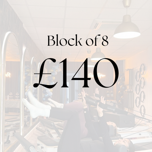 Block of 8 sessions: £140