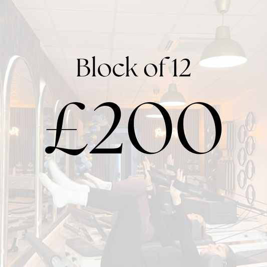 Block of 12 sessions: £200